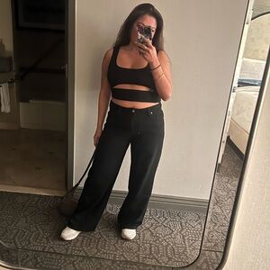 Zara Black Women's Crop Top